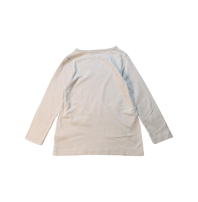 A Grey Long Sleeve T Shirts from Gingersnaps in size 6T for neutral. (Back View)