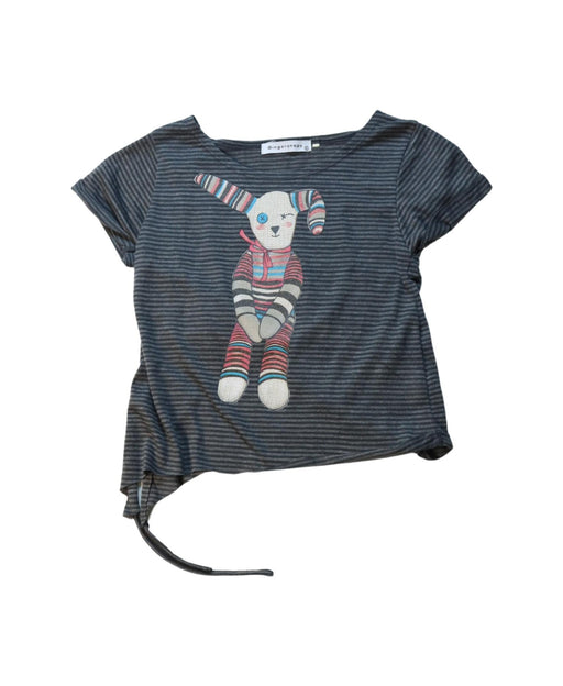 A Multicolour Short Sleeve Tops from Gingersnaps in size 6T for girl. (Front View)