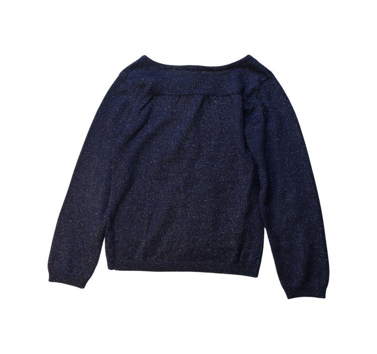 A Navy Cardigans from Juliet & the Band in size 6T for girl. (Back View)