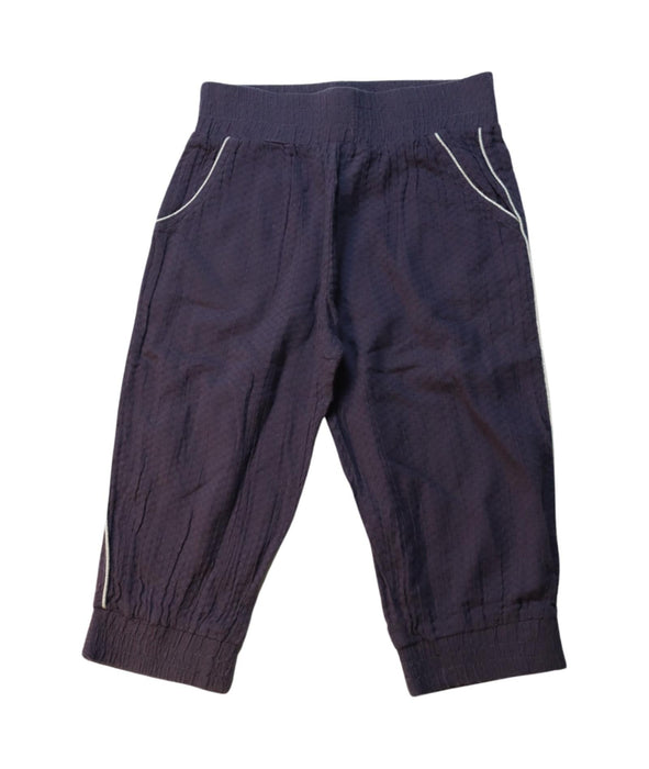 A Purple Casual Pants from Juliet & the Band in size 8Y for girl. (Front View)