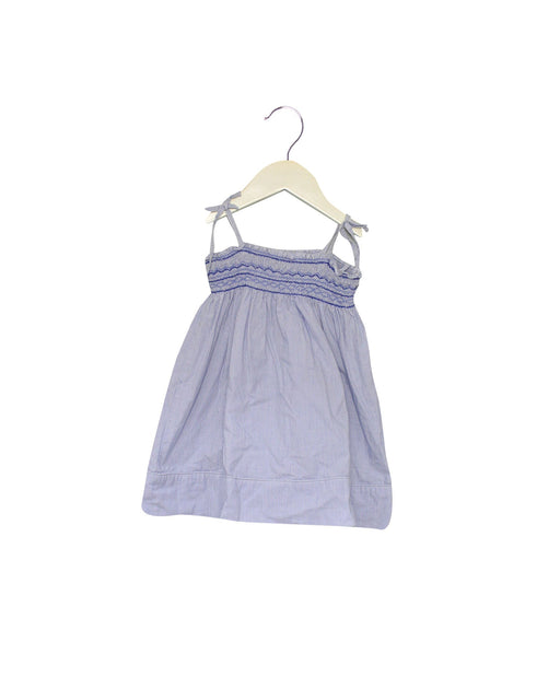 A Blue Sleeveless Dresses from Jacadi in size 2T for girl. (Front View)