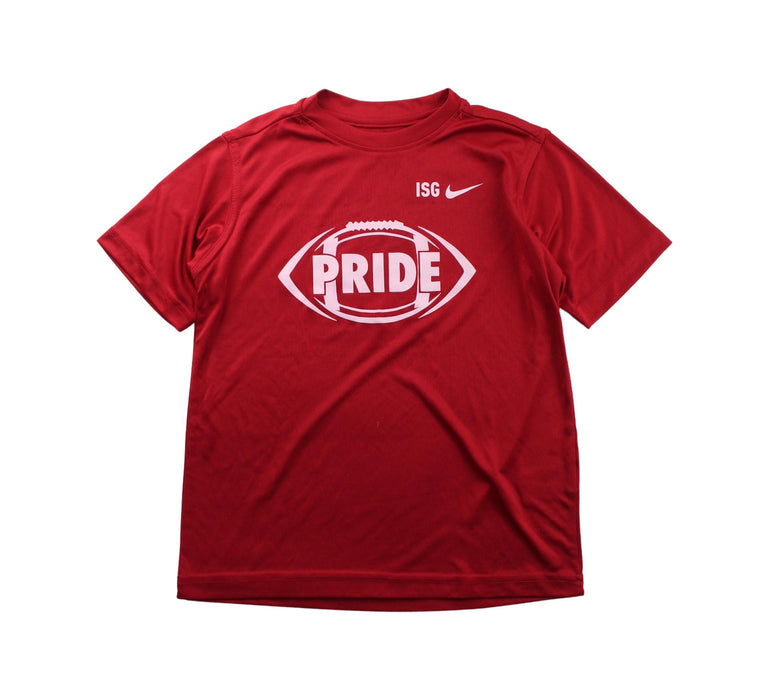 A Red Short Sleeve T Shirts from Nike in size 5T for boy. (Front View)