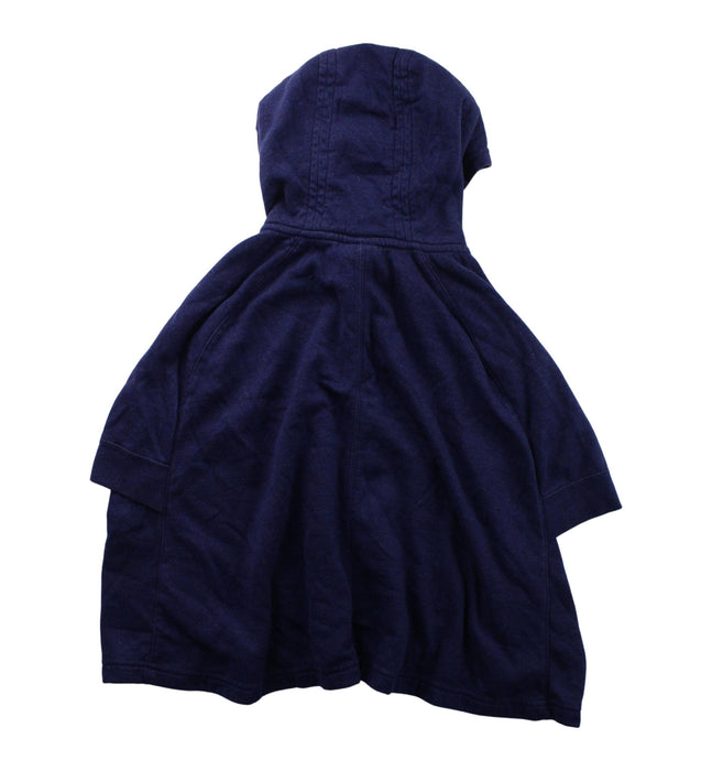 A Blue Zippered Sweatshirts from Nike in size 10Y for girl. (Back View)