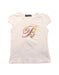 A White Short Sleeve Tops from Blumarine in size 3T for girl. (Front View)