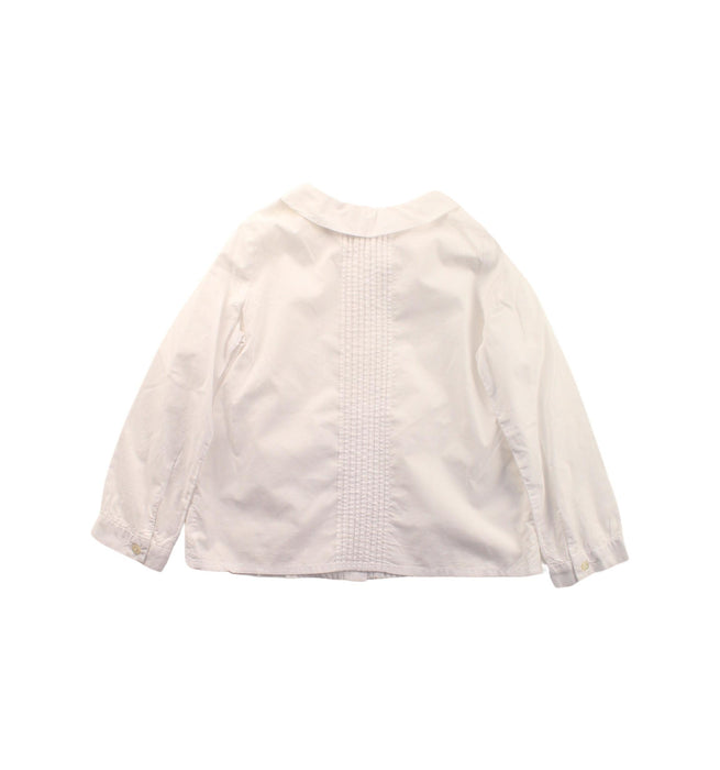 A White Long Sleeve Shirts from Bonpoint in size 3T for girl. (Back View)