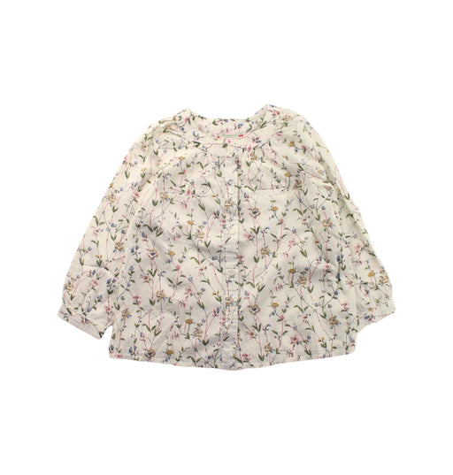 A White Long Sleeve Shirts from Bonpoint in size 3T for girl. (Front View)