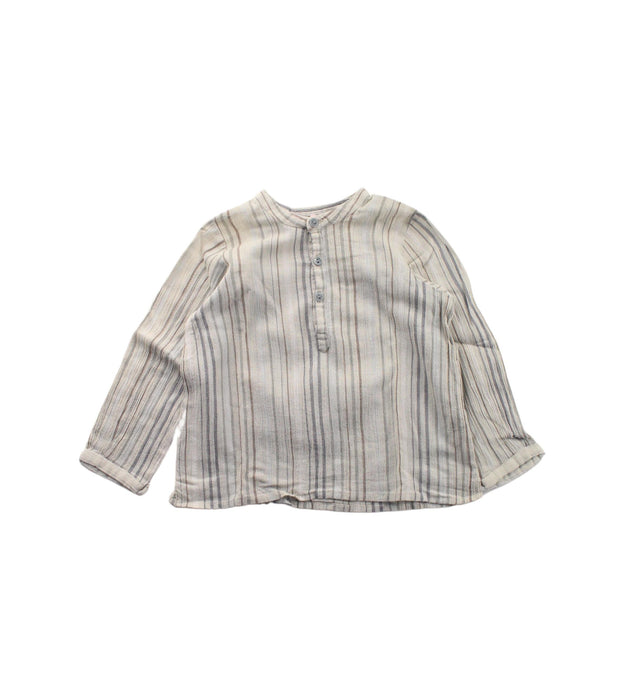 A White Long Sleeve Tops from Bonpoint in size 12-18M for boy. (Front View)
