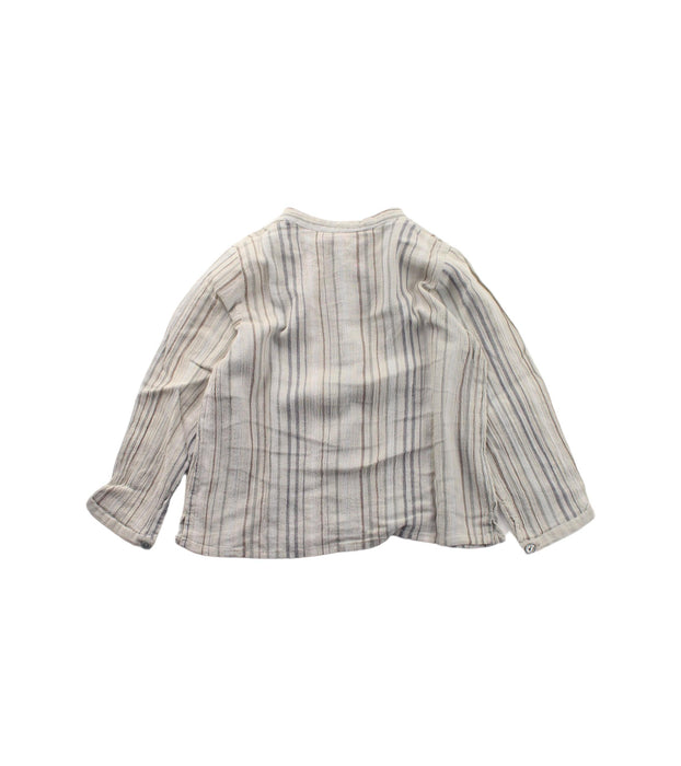A White Long Sleeve Tops from Bonpoint in size 12-18M for boy. (Back View)