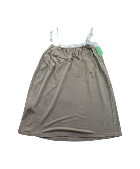 A Brown Sleeveless Dresses from Chloe in size 3T for girl. (Back View)