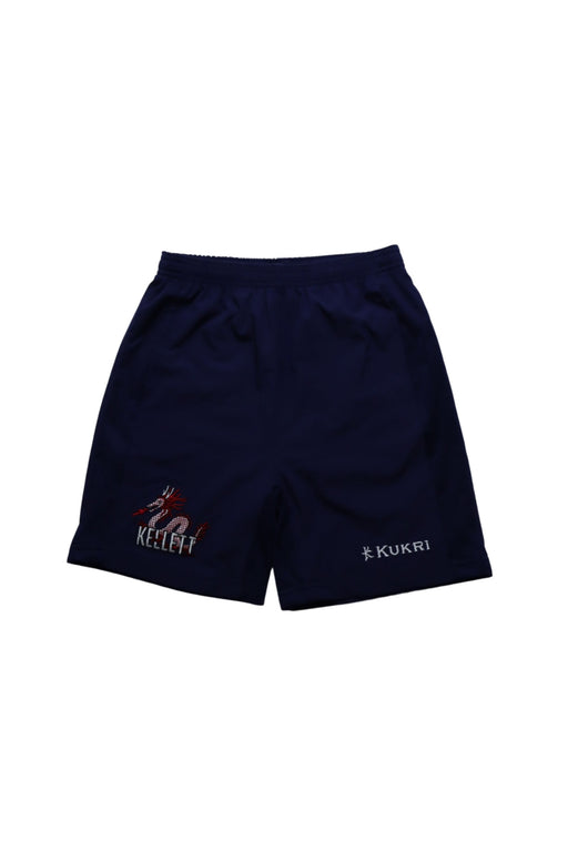 A Navy Active Shorts from Kellett School in size 11Y for girl. (Front View)