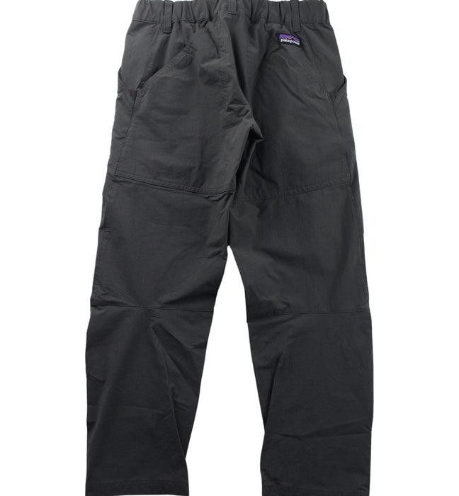 A Grey Ski Pants & Salopettes from Patagonia in size 7Y for boy. (Back View)