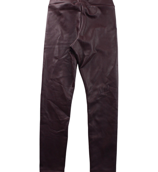A Burgundy Leggings from Calzedonia in size 7Y for girl. (Back View)