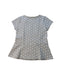A Grey Short Sleeve Tops from Crewcuts in size 6T for girl. (Back View)