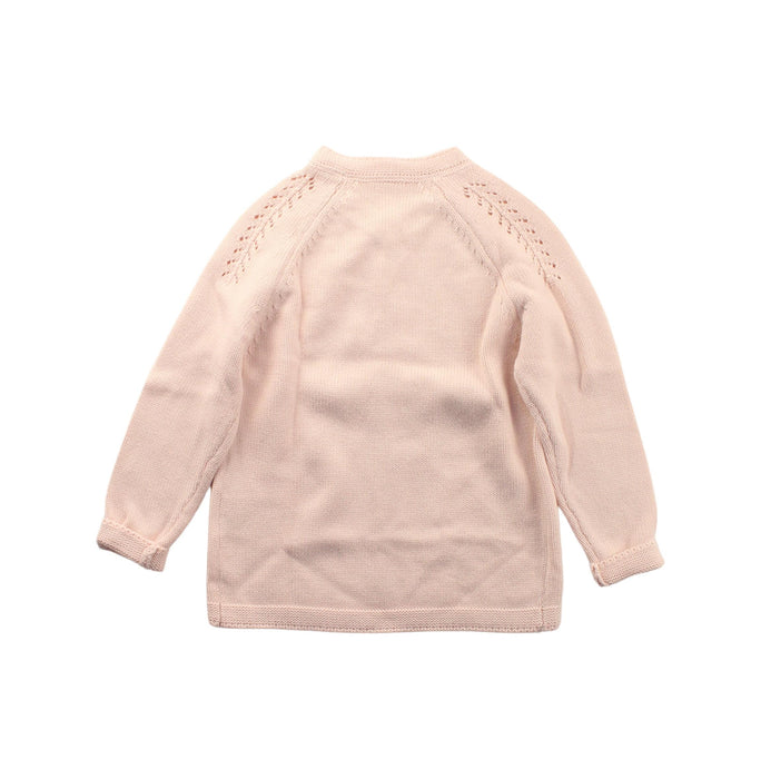 A Pink Cardigans from Little Valley in size 2T for girl. (Back View)