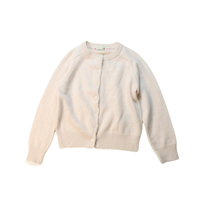 A Ivory Cardigans from Bonpoint in size 6T for girl. (Front View)