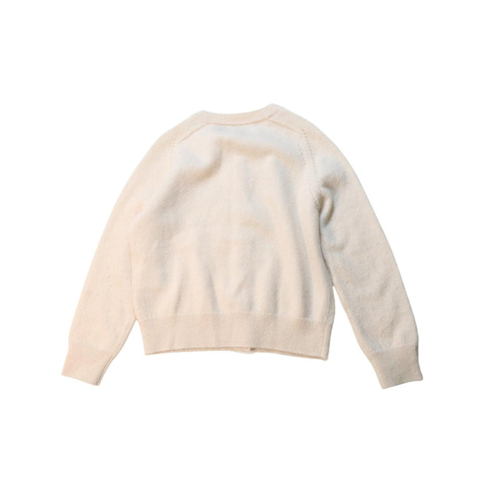 A Ivory Cardigans from Bonpoint in size 6T for girl. (Back View)