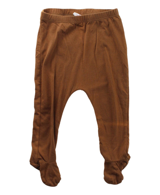 A Brown Leggings from Seed in size 6-12M for girl. (Front View)