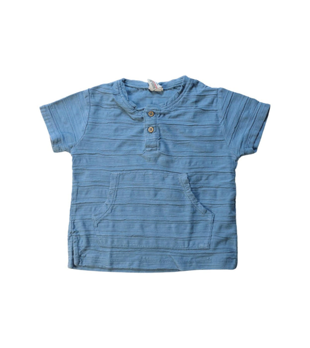 A Blue Short Sleeve T Shirts from Charanga in size 12-18M for girl. (Front View)