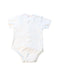 A White Short Sleeve Bodysuits from Emile et Rose in size 3-6M for girl. (Back View)