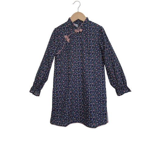 A Multicolour Long Sleeve Dresses from Little Valley in size 18-24M for girl. (Front View)