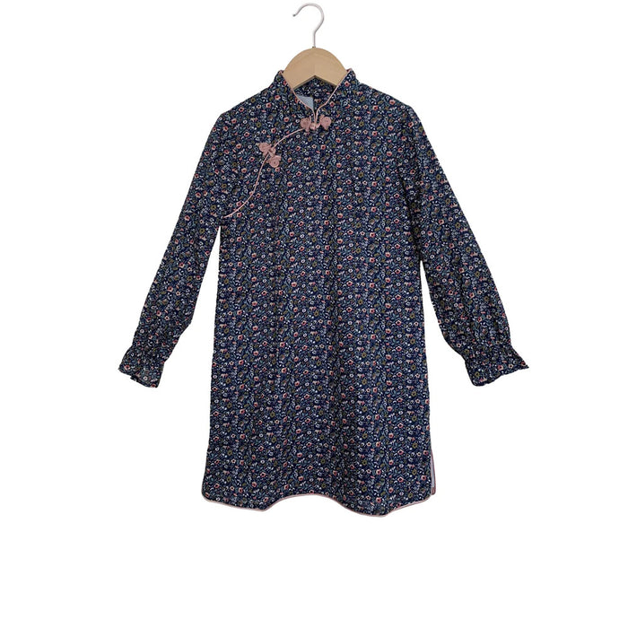 A Multicolour Long Sleeve Dresses from Little Valley in size 18-24M for girl. (Front View)