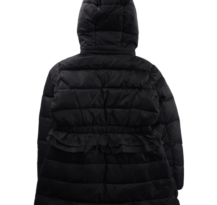 A Black Puffer/Quilted Jackets from Chickeeduck in size 10Y for boy. (Back View)