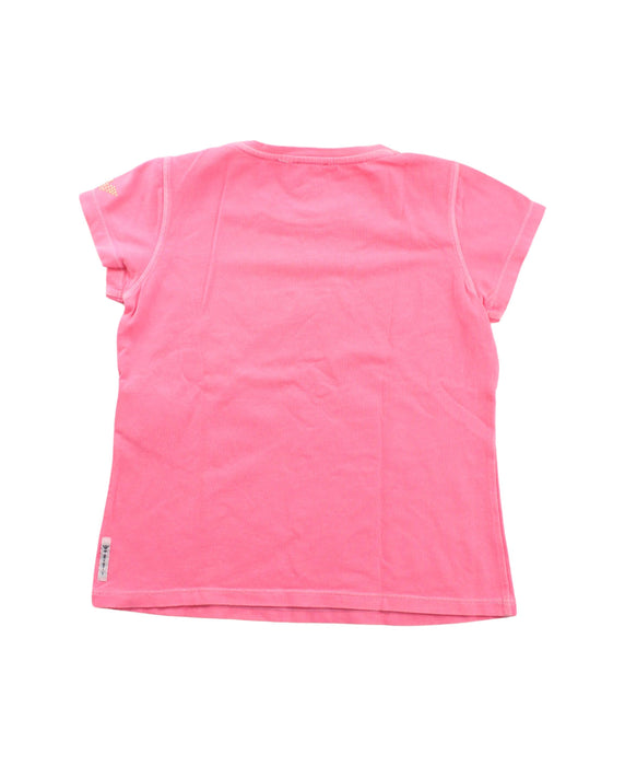 A Pink Short Sleeve T Shirts from Armani in size 6T for girl. (Back View)