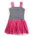 A Pink Sleeveless Dresses from Nicholas & Bears in size 8Y for girl. (Back View)