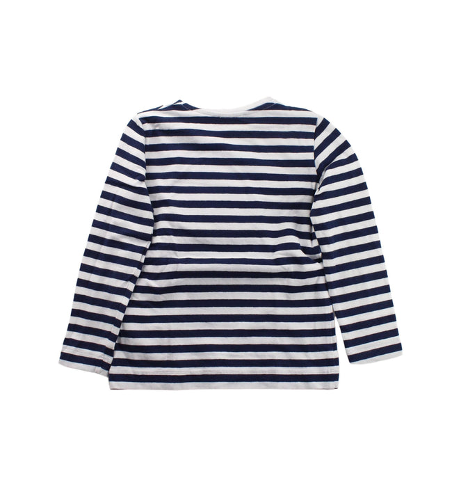 A Blue Long Sleeve T Shirts from Monnalisa in size 5T for girl. (Back View)