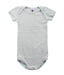 A Blue Short Sleeve Bodysuits from Petit Bateau in size 6-12M for boy. (Front View)