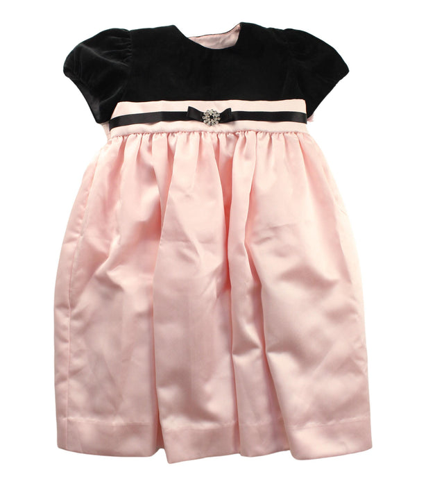 A Black Short Sleeve Dresses from Luli & Me in size 3T for girl. (Front View)