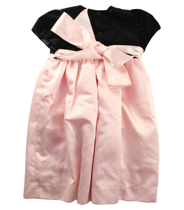 A Black Short Sleeve Dresses from Luli & Me in size 3T for girl. (Back View)