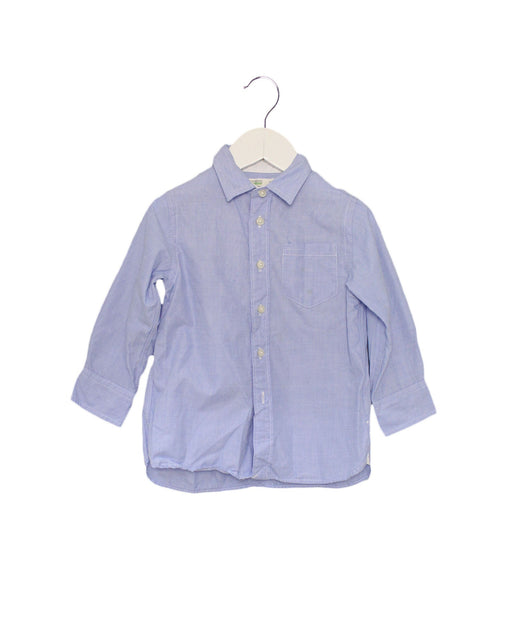 A Blue Shirts from Crewcuts in size 2T for boy. (Front View)