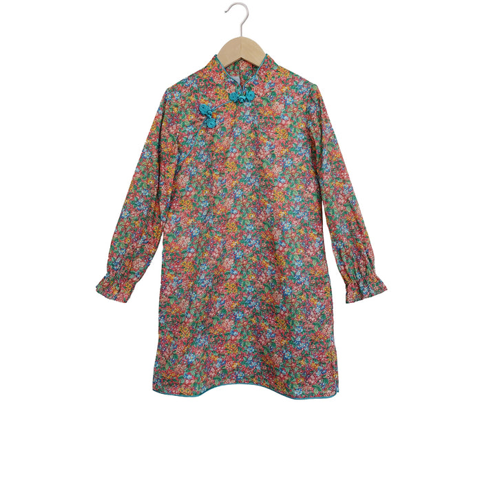 A Multicolour Long Sleeve Dresses from Little Valley in size 18-24M for girl. (Front View)