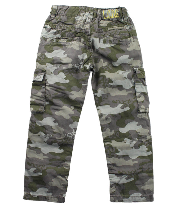 A Green Casual Pants from La Compagnie des Petits in size 3T for boy. (Back View)