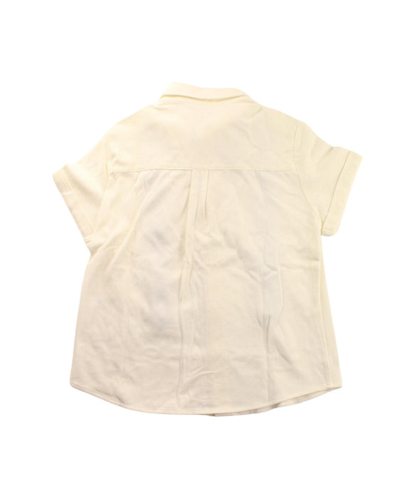 A White Short Sleeve Shirts from Nicholas & Bears in size 6T for boy. (Back View)