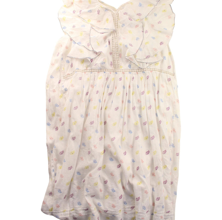 A White Short Sleeve Dresses from Velveteen in size 14Y for girl. (Front View)
