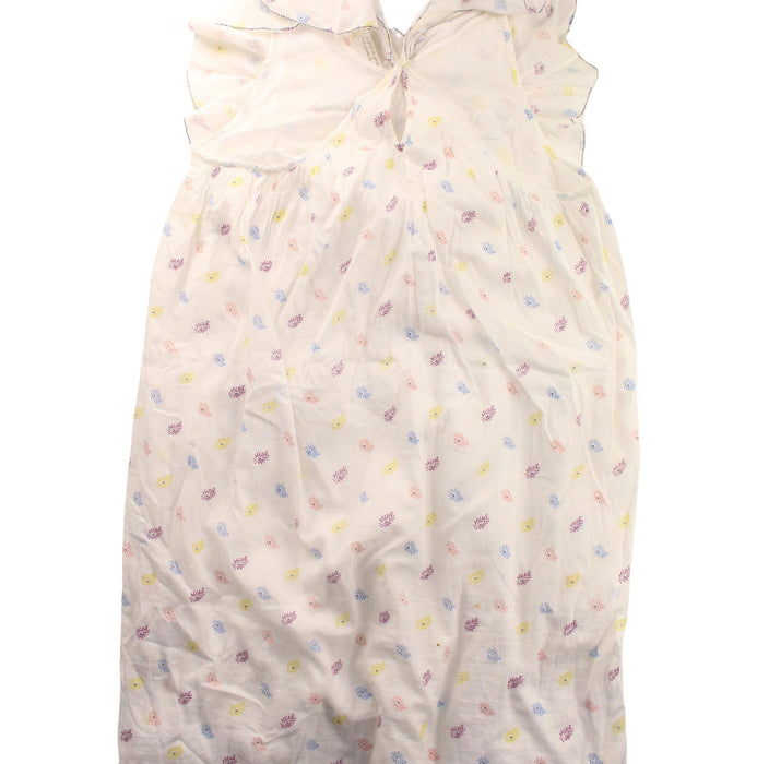A White Short Sleeve Dresses from Velveteen in size 14Y for girl. (Back View)