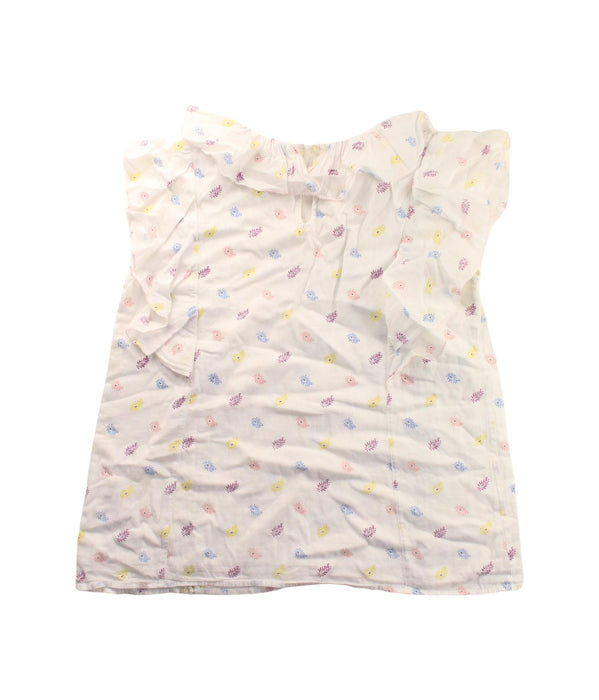 A White Short Sleeve Tops from Velveteen in size 14Y for girl. (Back View)