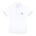 A White Short Sleeve Shirts from ECF Saint Too Canaan College in size 10Y for boy. (Front View)