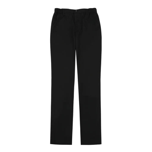 A Black Casual Pants from ECF Saint Too Canaan College in size 10Y for boy. (Front View)