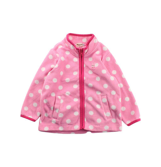 A Pink Lightweight Jackets from Miki House in size 18-24M for girl. (Front View)