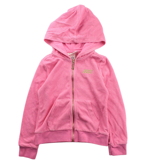 A Pink Pants Sets from Juicy Couture in size 5T for girl. (Front View)