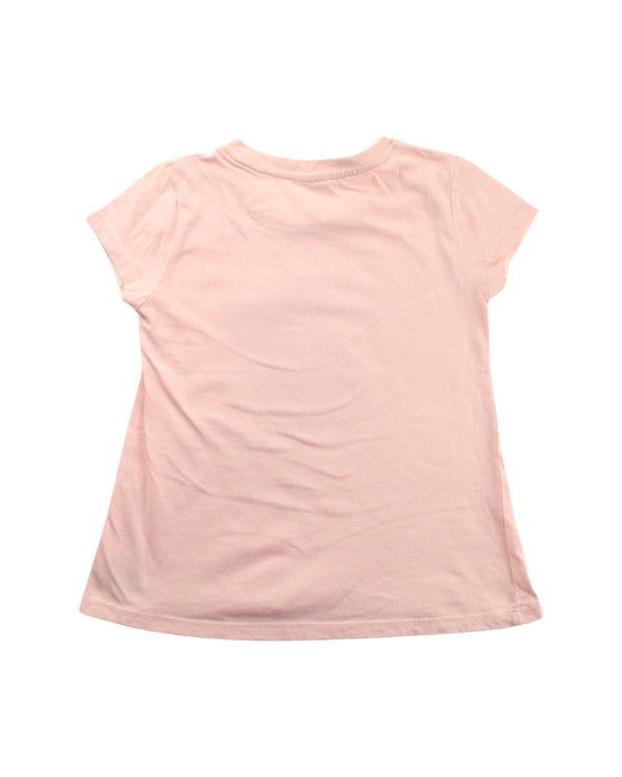 A Pink Short Sleeve T Shirts from Seed in size 4T for girl. (Back View)