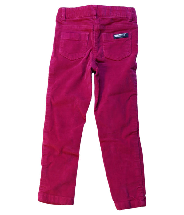A Pink Casual Pants from Jacadi in size 3T for girl. (Back View)