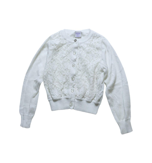A White Cardigans from Anna Sui in size 3T for girl. (Front View)
