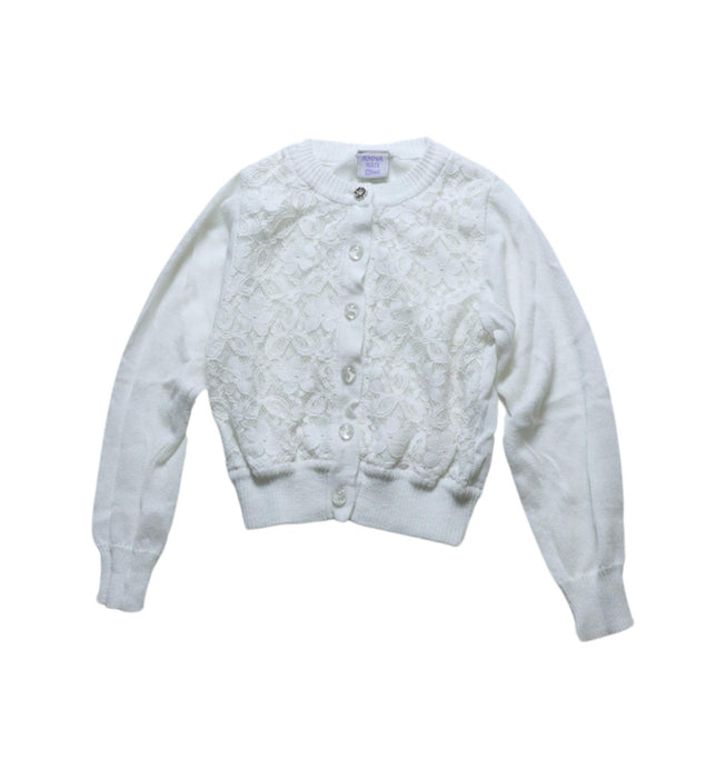 A White Cardigans from Anna Sui in size 3T for girl. (Front View)