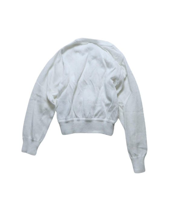 A White Cardigans from Anna Sui in size 3T for girl. (Back View)