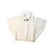 A White Capes & Ponchos from Janie & Jack in size 2T for girl. (Front View)