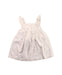 A White Sleeveless Dresses from The Little White Company in size 12-18M for girl. (Front View)